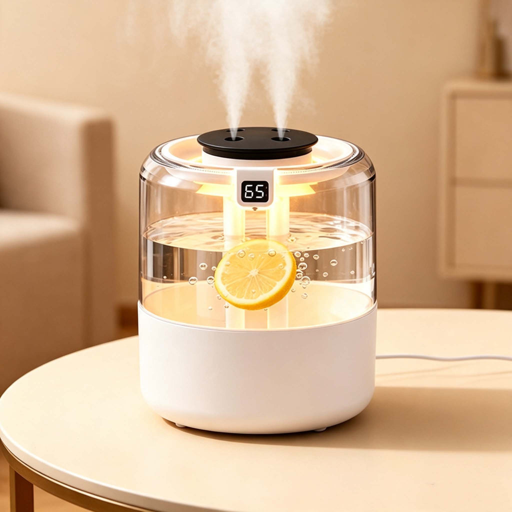 Transparent Dual‑Nozzle Humidifier
