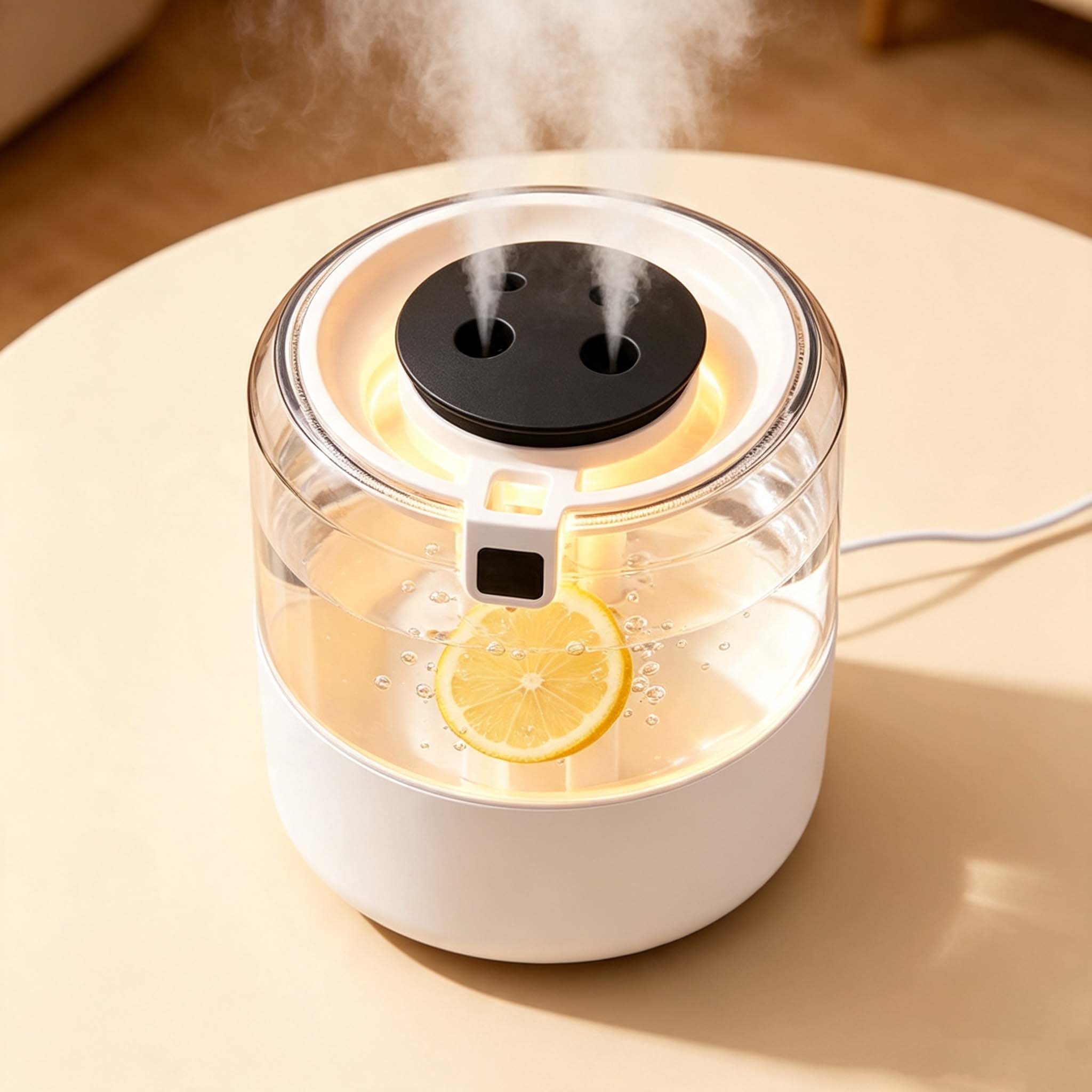 Transparent Dual‑Nozzle Humidifier